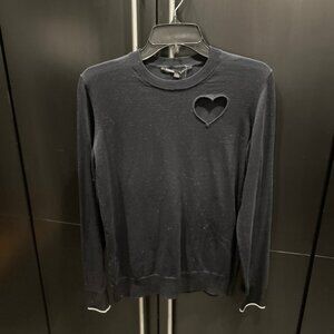 PROENZA SCHOULER Heart Cut Out Pullover Size M